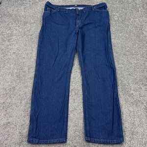 Wrangler Jeans Mens 48x32 Blue 47MWZ Regular Fit Denim Western Workwear Pockets